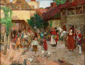 すべての人を喜ばせるであろう愚か者、1903 作： John Byam Liston Shaw